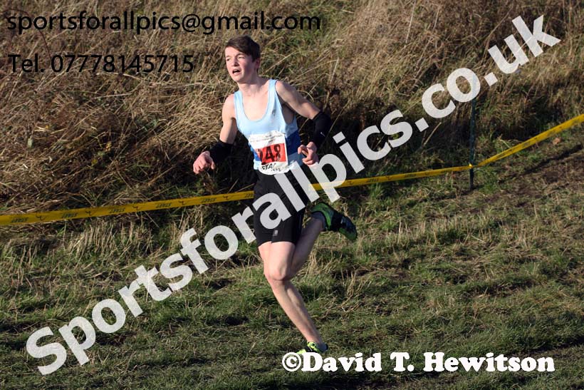 Boys under-15s North Eastern Cross Country, 2018 Northern Cross Country Champs., Wrekenton, Gateshead. Photo:  David T. Hewitson/Sports for All Pics